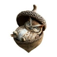 thumbnail image 1 of Adorno de árbol de Navidad Animal del bosque colgante | Decoración acrílica de 8 cm | Regalo festivo caprichoso • Figurita colgante duradera | Acento festivo de decoración del hogar | Encaja en, 1 of 7