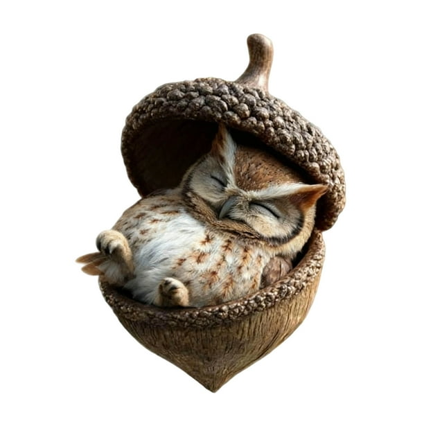 Artesanías Decorativas Adorno navideño de animales del bosque para árbol de Navidad, colgante acrílico de 8 cm para decoración festiva (1 unidad) Rkxzt