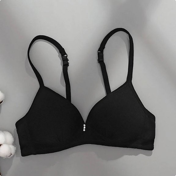 Ayfxijin Bras for Women No Underwire,Women's Lingerie Student Girl Gathered Thin Without Steel Ring Girl's Bra