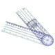thumbnail image 3 of Goniómetro, 5Pcs 6/8/10 pulg. Goniómetro médico de plástico de 360 ??grados, Protractor ángulo Regla médica Goniómetro espinal, Producto de terapia deportiva(A) Unbranded GS19723-01, 3 of 7