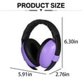 thumbnail image 3 of TELOLY Ear Muffs for Noise Reduction,Smart Sound Isolation Earmuffs,Durable Comfortable Ear,Purple, 3 of 3