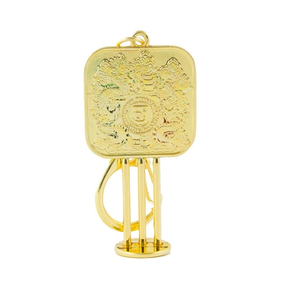 Feng Shui 3 Porte-Clés Miroir Dragons Célestes