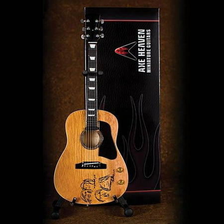 John Lennon 'œGive Peace a Chance' Acoustic Model Miniature Guitar Replica