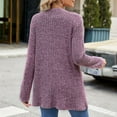 thumbnail image 5 of Kaemgyyd Women's Knit Cardigan V Neck Tops Loose Open Front Cardigans Sweater Casual Long Sleeve Outwear, 5 of 7