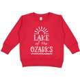 thumbnail image 2 of Inktastic Lake of the Ozarks Sun and Lake Toddler Sweatshirt, 2 of 4