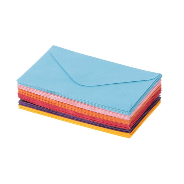 Techinal 50Pcs Retro Blank Mini Paper Envelopes Wedding Party Invitation Greeting Cards Gift