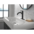 thumbnail image 2 of Delta Faucet Robinet de Salle de Bain Noir Mat, Robinet de Salle de Bain à Trou Unique, Robinet de Salle de Bain à Poignée Unique, Noir Mat 15749LF-BL, 2 of 7