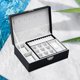 thumbnail image 5 of Organizador de joyas Hugo Estuche de Cuero negro con llave, 5 of 8