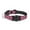Rose Red, variant on Dog Collar for Small Medium Dogs,  Adjustable Reflective Wide Heavy Duty Pet Collars with Safety Locking Buckle for Walking