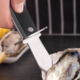 thumbnail image 3 of Couteau Portable en Acier Inoxydable pour Fruits de Mer avec Manche en Bois, 3 of 5