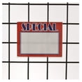 thumbnail image 4 of Acrylic Sign Holders for Slatwall & Gridwall, Horizontal Landscape, 5.5" H x 7" W, 5 Pack, 4 of 6