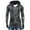 Grey, variant on JLFKNG Mens Casual Lightweight Jacket Fashion Patchwork Leather Jacket Long Sleeve Zipper Up Hooded Jackets With Pockets Mid Length Comfy Mens Clothes