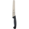 thumbnail image 3 of Mercer Culinary Millennia 8" Steel Wavy Edge Wide Bread Knife, Black Handle, 3 of 7