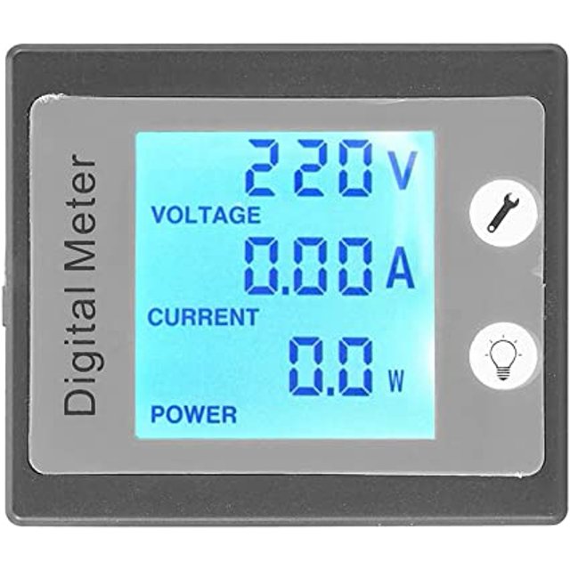 Mini LCD Digital voltímetro de corriente amperímetro AC 80-260V 100A voltaje Watt Panel de energía medidor probador + CT