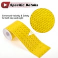thumbnail image 6 of Unique Bargains 1 Pcs Safety Warning Reflective Tape Increased Visibility Reflective Strips 9.84ft x1.97" Yellow, 6 of 6