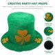 thumbnail image 3 of Sombrero de copa de trébol verde para fiesta de San Patricio, tocado creativo, decoraciones y accesorios para fiestas., 3 of 6