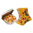 thumbnail image 2 of Pizza Socks 4 Pairs Holidays Funny Socks for Men and Women, Pizza Lovers, Birthday Christmas Gift, 2 of 11