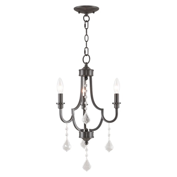 Livex Lighting - Glendale - 3 Light Mini Chandelier in New Traditional Style -