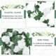 thumbnail image 5 of 6 uds. De plantas artificiales colgantes de vid, adornos colgantes de flores artificiales, 5 of 5