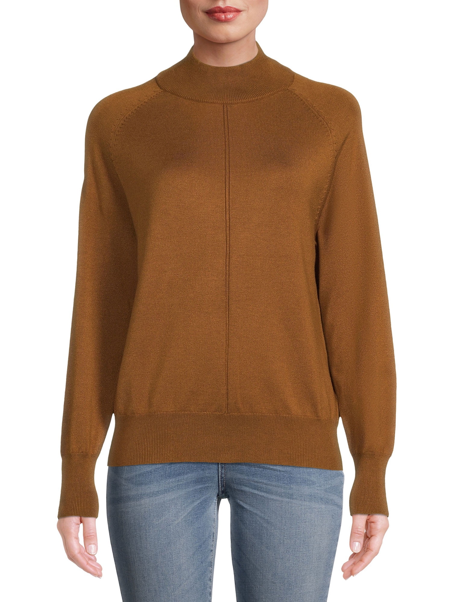 time and tru mock neck sweater