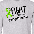 thumbnail image 4 of Inktastic Fight Lymphoma Lime Ribbon Long Sleeve Youth T-Shirt, 4 of 5