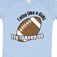 thumbnail image 4 of Inktastic Football - Like a girl Girls Baby Bodysuit, 4 of 5