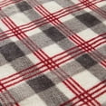 thumbnail image 4 of Dearfoams Reverse Sherpa Throw Blanket, Red Plaid, Standard Throw, 4 of 6