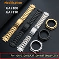 thumbnail image 4 of Accesorios para reloj GA2100 para Casio G-SHOCK GA-2100 Correa de acero inoxidable Caja de metal Bisel GA2110 GA-B2100 Correa de reloj reacondicionada para hombre, 4 of 5