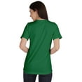 thumbnail image 3 of Inkmeso Womens Basic Crewneck Tshirt Short Sleeve Regular Fit Long Tee Workout Top, 3 of 8
