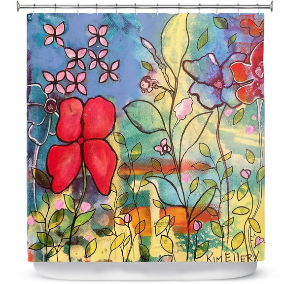 Shower Curtains 70" x 73" from DiaNoche Designs by Kim Ellery - Sketch I