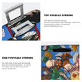 thumbnail image 2 of Anime Cartoon Dragon Ball Z (9) Travel Suitcase Protector Elastic Washable Protective Baggage Covers With Concealed Zipper For 18-21 Inch Suitcase - S, 2 of 5