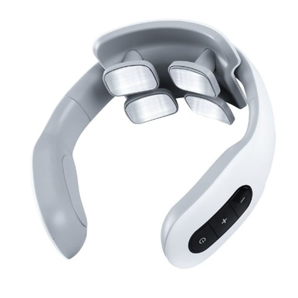 Masajeador De Cuello, Masajeador De Cuello De Pulso Eléctrico Con Transmisión De Calor Alivia El Dolor Reduce La Fatiga Masajeador De Cuello Cervical Ajustable Para Relajar Los Músculos