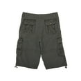 thumbnail image 6 of Youloveit Men's Cargo Shorts, Multi Pockets Military Shorts, Cotton Twill Cargo Shorts Outdoor Wear, Khaki/Black/Gray, 6 of 7