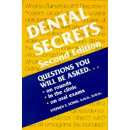 

Dental Secrets Pre-Owned Paperback 1560533005 9781560533009 Stephen T. Sonis DMD DMSc