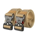 thumbnail image 4 of 2pcs Tactical Multifunctional Men'S Belts - Black Nylon, Durable Plastic Buckle - Ideal for Hunting, Outdoor Adventures and Gifting, Buckles for Belts, 4 of 4