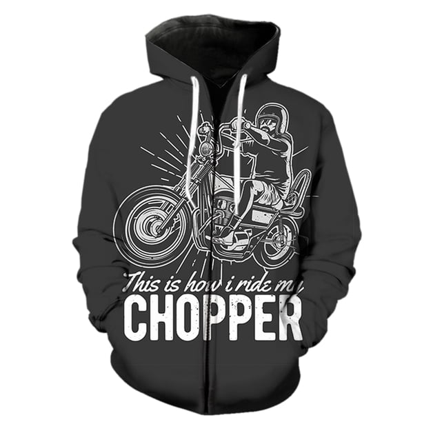 Sudadera con capucha y cremallera para hombre, estilo punk, de motocicleta, con estampado 3D, de gran tamaño, de manga larga, unisex, para adolescentes, gran oferta 2024, ropa de calle divertida