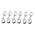 thumbnail image 2 of Swivel Eye Snap Hook Bolt Snap Nickel Plated (3" x 1/2" - 6 Pack), 2 of 4