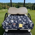 thumbnail image 2 of FUIALDOLG Turtle Print Golf Cart Seat Towel Blanket with 4 Pocket Breathable Golf Cart Seat Cushion Accessories Comfort Anti Skid Club Car Seat Pads Foldable Washable, 2 of 8
