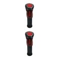 thumbnail image 1 of relayinert Couvre-Chef Durable pour Joueur de Golf en Cuir PU Protection Tête de Club Noir 37CM 2ensemble, 1 of 6