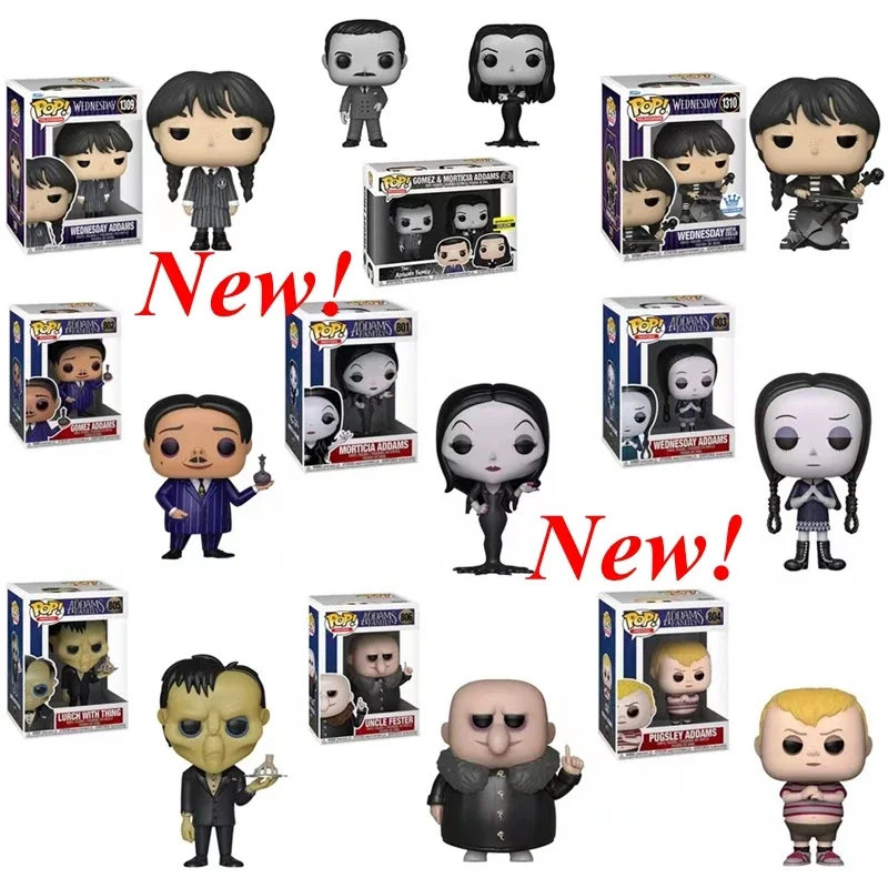 New Funko Pop Movie Wednesday Addams Family Jenna Ortega 1309 1310 1311 Collection Vinyl Action Figure Model Toys For Kids Gifts Wangyu Other