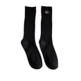 thumbnail image 1 of Guardurnaity 1 par de calcetines de punto de estilo japonés para niña, calcetines transpirables universales de temporada, calcetín bonito, Medias negro tipo 3, 1 of 6