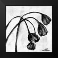 thumbnail image 2 of Unknown 12x12 Black Modern Framed Museum Art Print Titled - Mini Swooning Tulips I, 2 of 5