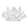 thumbnail image 2 of Pisapapeles de Cristal Zulema Flor 4 Pulgadas Transparente, 2 of 5