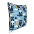 thumbnail image 2 of Kll Airplanes And Aviation Signs Decorative Throw Pillow Covers Velvet Soft For Couch Sofa Bedroom Living Room Outdoor -20"X20", 2 of 8