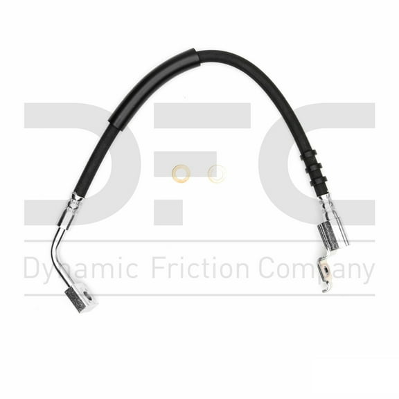 Front Left Dynamic Friction Company Brake Line Hose 350-42081 For 1984-1985 Jeep Cherokee, 1984-1985 Jeep Wagoneer