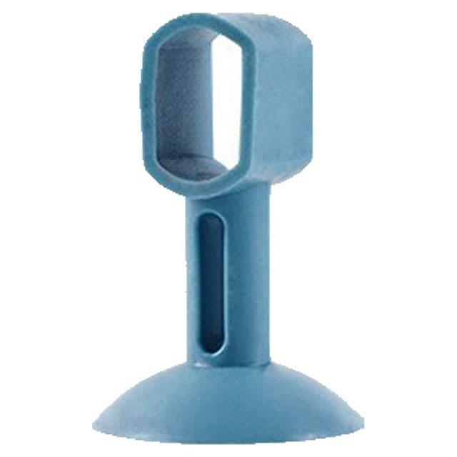 Speravity Tope de manija de puerta anticolisión de 5 uds., almohadilla de protección sin perforaciones, gabinete con ventosa desmontable para Herramientas y ferretería Azul