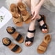 thumbnail image 3 of Sandalias Zapatos Planos Zapatos de Primavera Zapatos estilo Romano Zapatos de Playa Zapatos de Mujer Suela Blanda, 3 of 6