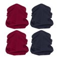 thumbnail image 1 of Uxcell Winter Neck Warmer, 4 Pack Drawstring Warm Face Scarf Windproof Neck Gaiter, Navy Blue, Wine Red, 1 of 7
