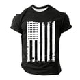 thumbnail image 2 of Bnwani Shirts for Men Crew Neck Breathable Shirts Lightweight Tee Black XL, 2 of 4