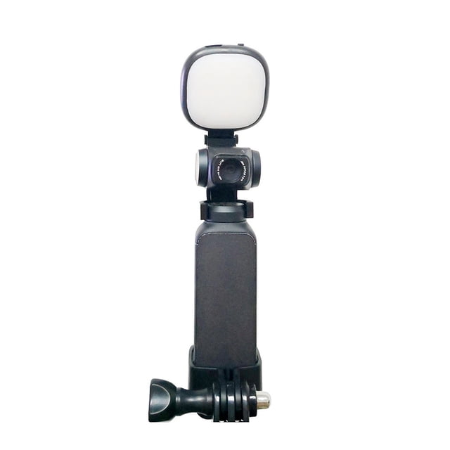 LED Video Light, Portable 3 Color Temperature Camera Selfie Light with 2x Zoom Filter for 3